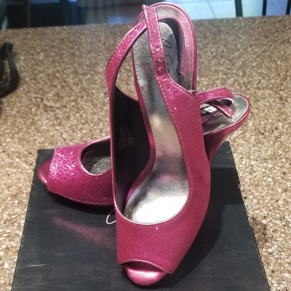 City Streets Kandi Hot Pink Heels